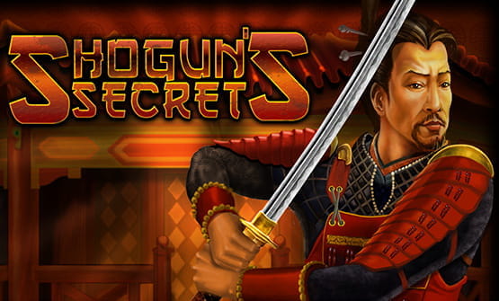 Das Logo des Spielautomats Shogun’s Secret.