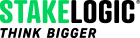 Das Logo des Online Spielautomatenherstellers StakeLogic.