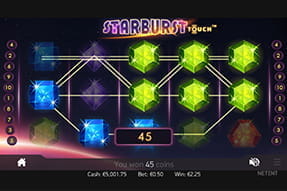 Starburst Slot, die Gewinne werden hier von beiden Seiten gewährt
