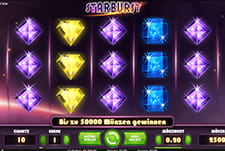 Der Slot Starburst von NetEnt.