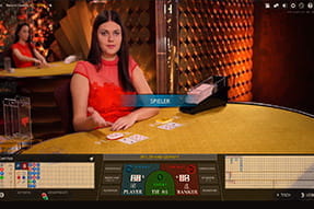 Eine spannungsgeladene Variante vom beliebten Tischspiel Baccarat