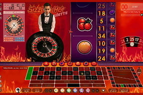 Spannender Hybrid aus Roulette und dem Novoline Klassiker Sizzling Hot