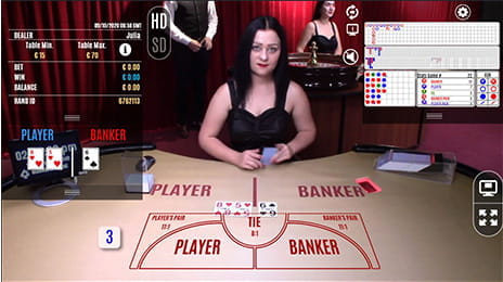 Live Baccarat von SuperSpade Games.