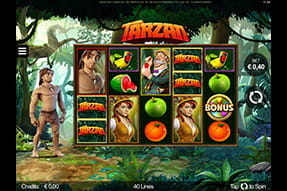 Der Tarzan Spielautomat beim Sll Slots Mobile Casino