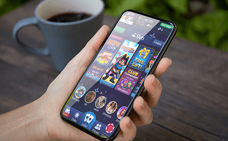 Online Casino Spiele auf einem iPhone.