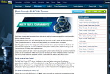 Täglich neue Turniere bei William Hill.