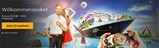 Der attraktive Willkommensbonus von Casino Cruise