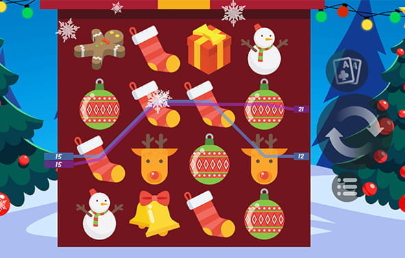 Der Xmas Party Spielautomat von MrSlotty.