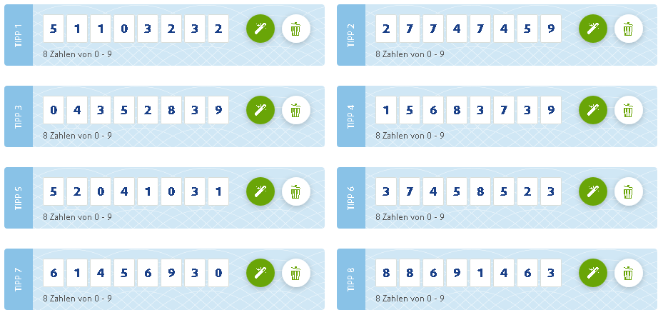 WorldMillions Spielschein