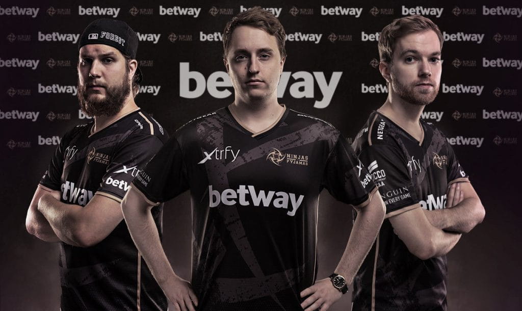 Die Ninjas in Betway Pyjamas