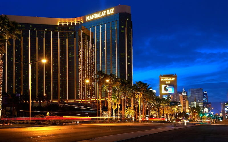 Ein Foto des legendären Mandalay Bay Resort and Casino am Las Vegas Strip