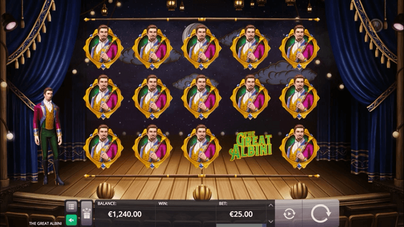 Der neue Microgaming-Slot The Great Albini.