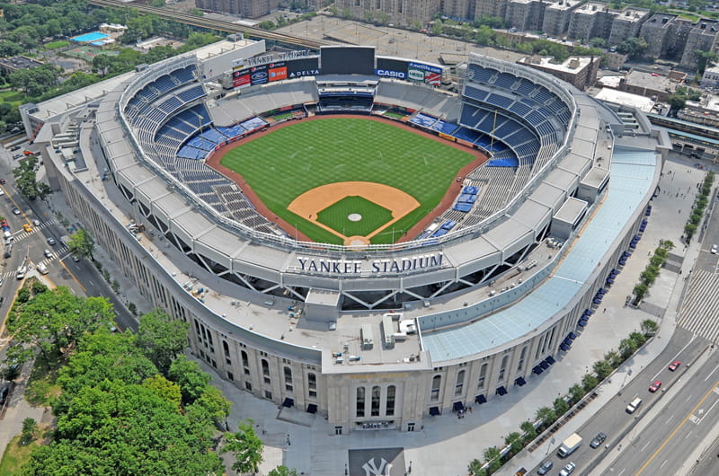 Das Stadion der New York Yankees und des Fußballklubs New York City FC.