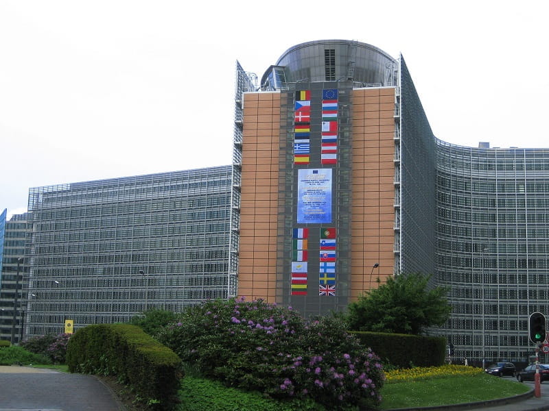 Das Berlaymont-Gebäude in Brüssel.       