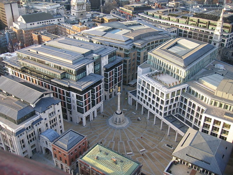 Ein Blick auf die London Stock Exchange.