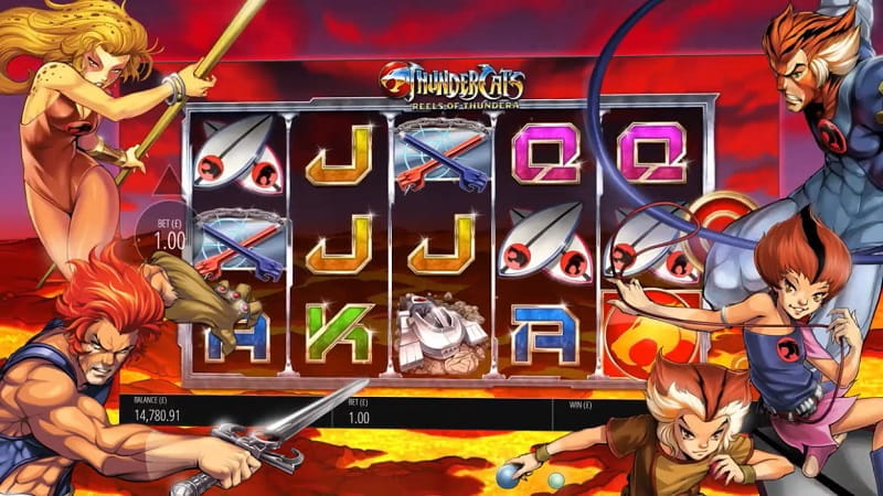 Der neue Blueprint-Slot Thundercats: Reels of Thundera. 