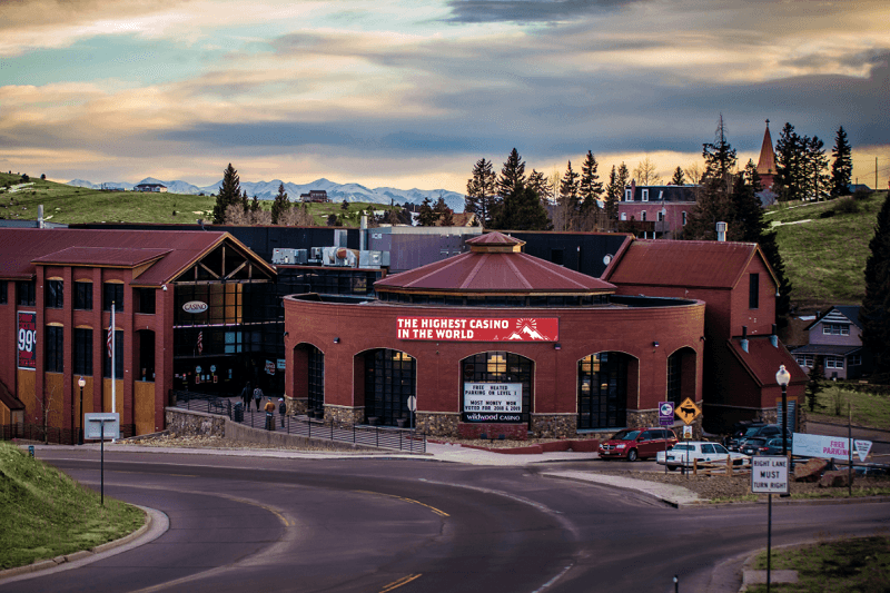 Ein Blick auf das Wildwood Casino in Colorado, USA.