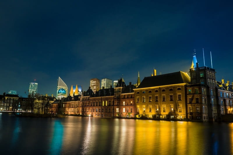 Der Binnenhof des niederländischen Parlaments. 