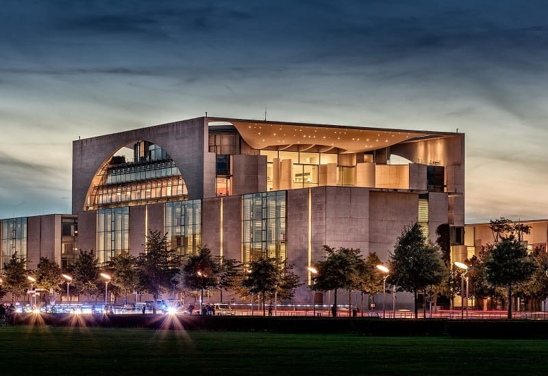 Das Bundekanzleramt in Berlin.