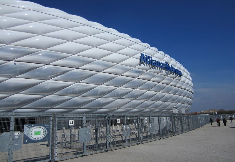 Die Allianz-Arena des FC Bayern München.