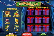 Auf diesem Bild sieht man den Spielautomaten Cashapillar.