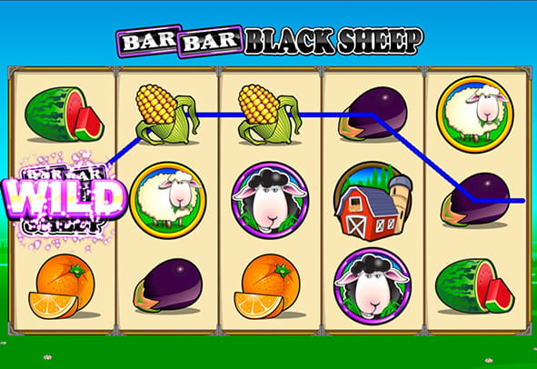 Eine kostenlose Demo-Version des BAR BAR Black Sheep Slots.