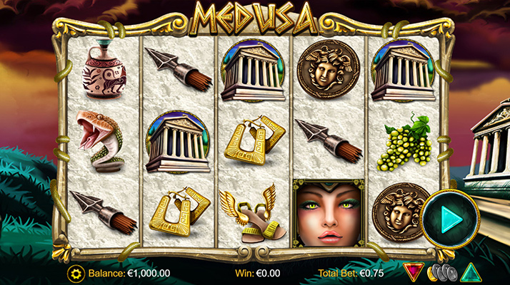 Eine kostenlose Demo-Version des Medusa Slots.