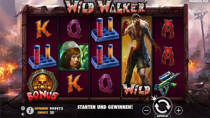 Eine kostenlose Demo-Version des Wild Walker Slots.