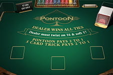 Die Blackjack Variante Pontoon von NetENt.