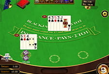 Eine gewonnene Hand beim Spiel Blackjack Turbo. 