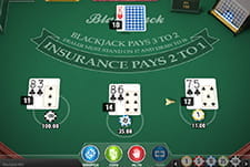 Die Blackjack Multihand Variante von Play'n GO.