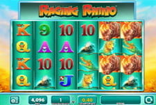 Der Slot Raging Rhino von WMS Gaming.