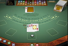 Das Online Kartenspiel Atlantic City Gold Blackjack.