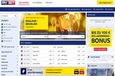 Angreifer im Sportwetten­markt: Sky Bet in Deutschland gestartet