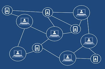 Illustration einer verteilten Datenbank