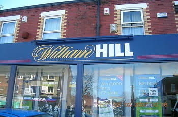 Eine Filiale des britischen Wettanbieters William Hill