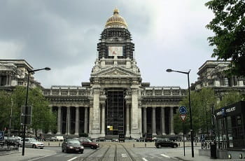 Der Justizpalast in Brüssel, Belgien