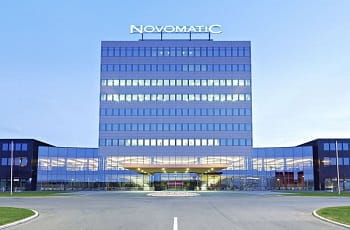 Die Zentrale der Novomatic AG in Gumpoldskirchen, Österreich.