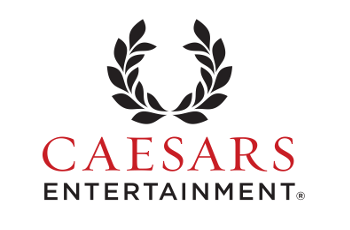 Das Logo des US-amerikanischen Hotel- und Casinokonzerns Caesars Entertainment.