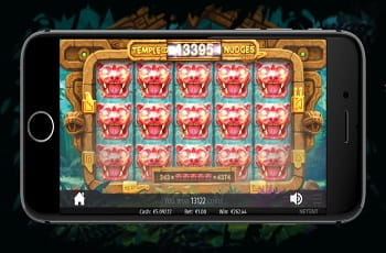 Der neue NetEnt-Slot Temple of Nudges.