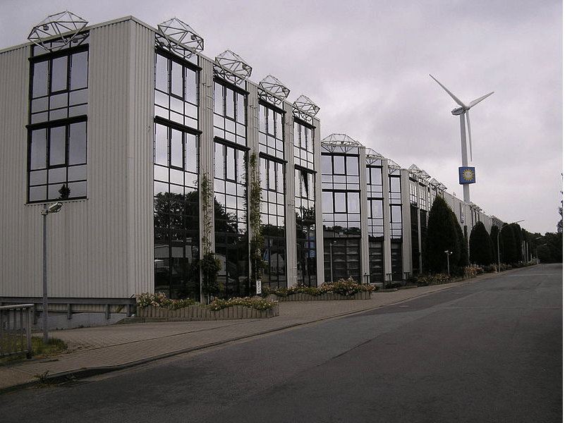 Eine Außenansicht des Gauselmann-Firmensitzes in Lübbecke.