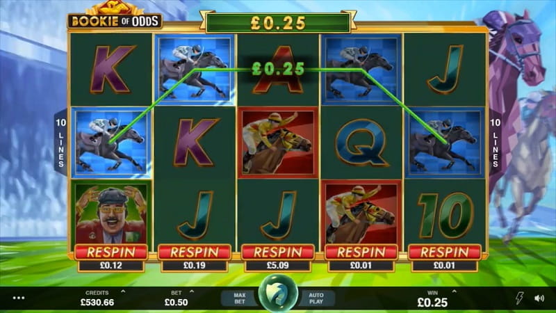 Der neue Microgaming-Slot Bookie of Odds.