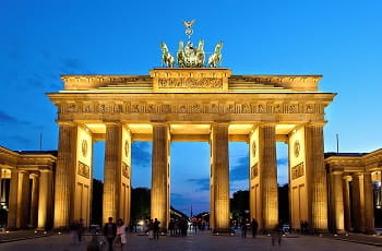 Das Brandenburger Tor.