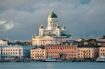 Die Kathedrale in Helsinki.