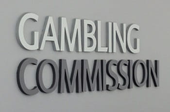 Das Logo der britischen Glücksspielaufsichtsbehörde, UK Gambling Commission.