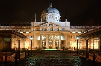 Ein Blick auf den Sitz des irischen Parlaments in Dublin.