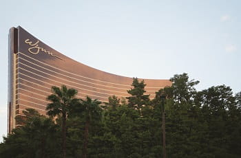 Die Fassade eines Wynn Resorts in Las Vegas.