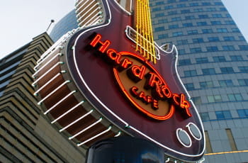 Eine Gitarre von Hard Rock International.