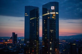 Der Hauptsitz der Deutschen Bank in Frankfurt am Main.