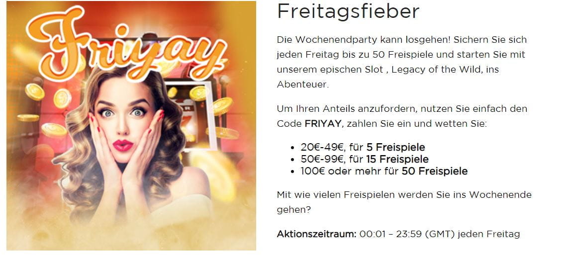 Casino.com FRIYAY Aktion.